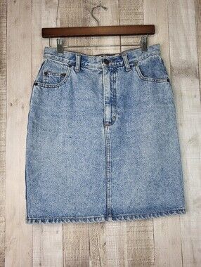 Classic Vintage USA Rider Light Blue Denim Skirt